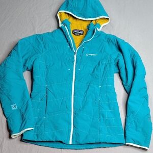 Patagonia Nano Air Puffer Womens Size Medium Hooded Full Zip Jacket 84265